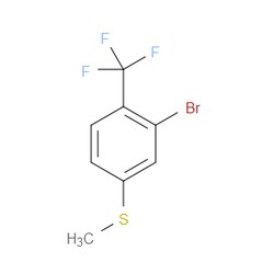 Aobchem&nbsp;(3-Bromo-4-(trifluoromethyl)phenyl)(methyl)sulfane | ≥97% | CAS 1822764-63-5 | C8H6BrF3S | 1g