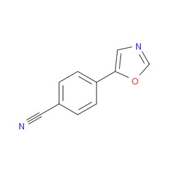 Aobchem&nbsp;4-(Oxazol-5-yl)benzonitrile | ≥95% | CAS 87150-13-8 | C10H6N2O | 1g