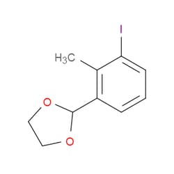 Aobchem&nbsp;2-(3-Iodo-2-methylphenyl)-1 3-dioxolane | ≥95% | CAS 2221811-99-8 | C10H11IO2 | 1g