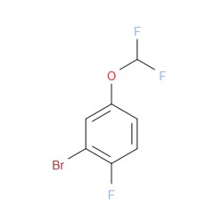 Aobchem&nbsp;2-Bromo-4-(difluoromethoxy)-1-fluorobenzene | ≥95% | CAS 1261475-23-3 | C7H4BrF3O | 500mg