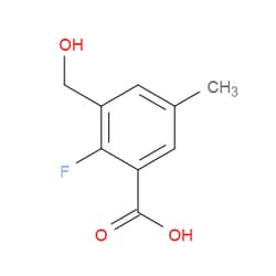 Aobchem&nbsp;2-Fluoro-3-(hydroxymethyl)-5-methylbenzoic acid | ≥95% | CAS 2137681-06-0 | C9H9FO3 | 5g