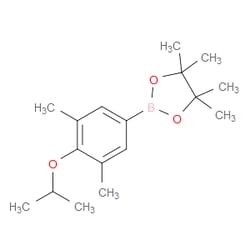 Aobchem&nbsp;4 4 5 5-Tetramethyl-2-(3 5-dimethyl-4-propan-2-yloxy-phenyl)-1 3 2-dioxaborolane | ≥97% | CAS 2121514-76-7 | C17H27BO3 | 5g