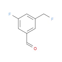 Aobchem&nbsp;Benzaldehyde  3-fluoro-5-(fluoromethyl)- | ≥95% | CAS 1715032-21-5 | C8H6F2O | 500mg