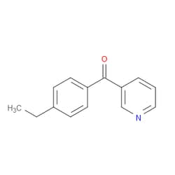 Aobchem&nbsp;(4-Ethylphenyl)-3-pyridinylmethanone | ≥95% | CAS 61780-06-1 | C14H13NO | 1g