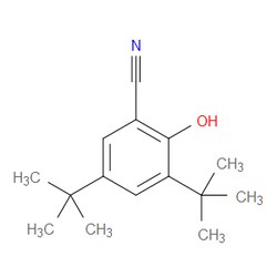 Aobchem&nbsp;3 5-Di-tert-butyl-2-hydroxybenzonitrile | ≥95% | CAS 95091-86-4 | C15H21NO | 500mg