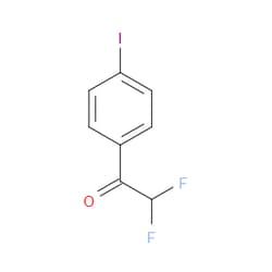 Aobchem&nbsp;2 2-Difluoro-1-(4-iodophenyl)ethanone | ≥95% | CAS 1393712-43-0 | C8H5F2IO | 250mg