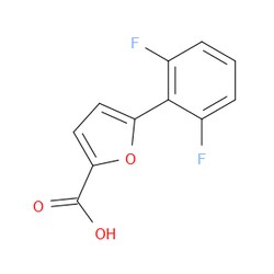 Aobchem&nbsp;5-(2 6-Difluorophenyl)-2-furancarboxylic acid | ≥95% | CAS 1152606-60-4 | C11H6F2O3 | 1g