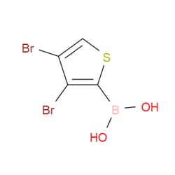 Aobchem&nbsp;3 4-Dibromothiophene-2-boronic acid | ≥97% | CAS 1256355-38-0 | C4H3BBr2O2S | 5g