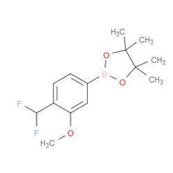 Aobchem&nbsp;2-(4-(Difluoromethyl)-3-methoxyphenyl)-4 4 5 5-tetramethyl-1 3 2-dioxaborolane | ≥95% | CAS 1310949-77-9 | C14H19BF2O3 | 500mg