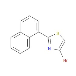 Aobchem&nbsp;4-Bromo-2-(1-naphthalenyl)thiazole | ≥95% | CAS 1415562-89-8 | C13H8BrNS | 500mg