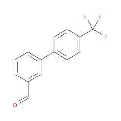 Aobchem&nbsp;4 -Trifluoromethyl-biphenyl-3-carbaldehyde | ≥97% | CAS 343604-24-0 | C14H9F3O | 500mg