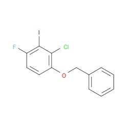 Aobchem&nbsp;1-(Benzyloxy)-2-chloro-4-fluoro-3-iodobenzene | ≥97% | CAS 2624417-00-9 | C13H9ClFIO | 1g