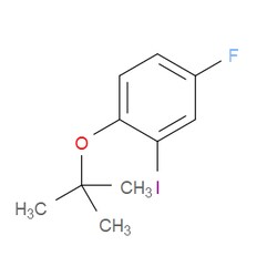 Aobchem&nbsp;1-(Tert-butoxy)-4-fluoro-2-iodobenzene | ≥95% | CAS 1369842-31-8 | C10H12FIO | 5g
