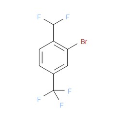 Aobchem&nbsp;2-Bromo-1-(difluoromethyl)-4-(trifluoromethyl)benzene | ≥97% | CAS 1214337-38-8 | C8H4BrF5 | 1g