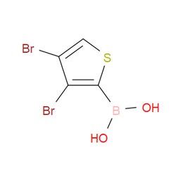 Aobchem&nbsp;3 4-Dibromothiophene-2-boronic acid | ≥97% | CAS 1256355-38-0 | C4H3BBr2O2S | 1g