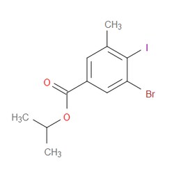 Aobchem&nbsp;Propan-2-yl 3-bromo-4-iodo-5-methylbenzoate | ≥97% | CAS 2364585-31-7 | C11H12BrIO2 | 1g