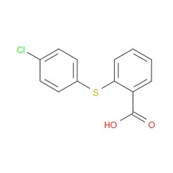 Aobchem&nbsp;2-((4-Chlorophenyl)thio)benzoic acid | ≥95% | CAS 6469-85-8 | C13H9ClO2S | 1g