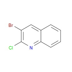 Aobchem&nbsp;3-Bromo-2-chloroquinoline | ≥97% | CAS 101870-60-4 | C9H5BrClN | 1g