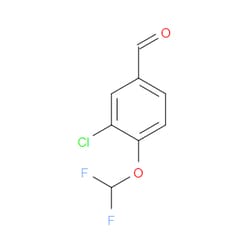 Aobchem&nbsp;3-Chloro-4-(difluoromethoxy)benzaldehyde | ≥95% | CAS 1121585-21-4 | C8H5ClF2O2 | 1g