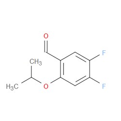 Aobchem&nbsp;4 5-Difluoro-2-(propan-2-yloxy)benzaldehyde | ≥97% | CAS 1544715-31-2 | C10H10F2O2 | 250mg