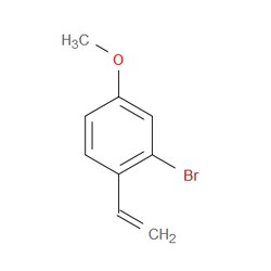 Aobchem&nbsp;2-Bromo-4-methoxy-1-vinylbenzene | ≥95% | CAS 153967-97-6 | C9H9BrO | 1g