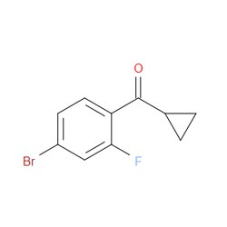 Aobchem&nbsp;(4-Bromo-2-fluorophenyl)cyclopropylmethanone | ≥95% | CAS 898790-15-3 | C10H8BrFO | 250mg