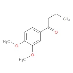 Aobchem&nbsp;1-(3 4-Dimethoxyphenyl)-1-butanone | ≥95% | CAS 54419-21-5 | C12H16O3 | 250mg