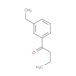 Aobchem&nbsp;1-(3-Ethylphenyl)-1-butanone | ≥95% | CAS 342411-74-9 | C12H16O | 1g
