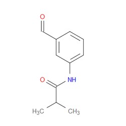 Aobchem&nbsp;N-(3-Formylphenyl)-2-methylpropanamide | ≥97% | CAS 1692019-79-6 | C11H13NO2 | 250mg
