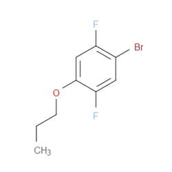 Aobchem&nbsp;1-Bromo-2 5-difluoro-4-propoxybenzene | ≥95% | CAS 1881292-82-5 | C9H9BrF2O | 250mg