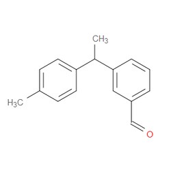 Aobchem&nbsp;3-(1-(P-tolyl)ethyl)benzaldehyde | ≥95% | CAS 1190968-78-5 | C16H16O | 5g