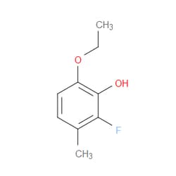 Aobchem&nbsp;6-Ethoxy-2-fluoro-3-methylphenol | ≥95% | CAS 1881293-56-6 | C9H11FO2 | 250mg