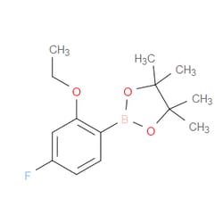Aobchem&nbsp;2-(2-Ethoxy-4-fluorophenyl)-4 4 5 5-tetramethyl-1 3 2-dioxaborolane | ≥97% | CAS 1688702-57-9 | C14H20BFO3 | 250mg