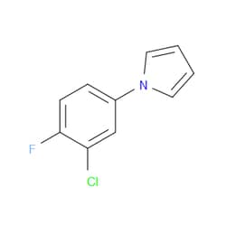 Aobchem&nbsp;1-(3-Chloro-4-fluorophenyl)-1H-pyrrole | ≥97% | CAS 383137-55-1 | C10H7ClFN | 500mg