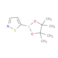 Aobchem&nbsp;5-(4 4 5 5-Tetramethyl-1 3 2-dioxaborolan-2-yl)isothiazole | 95% | CAS 1045809-78-6 | C9H14BNO2S | 500mg