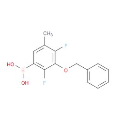 Aobchem&nbsp;[3-(Benzyloxy)-2 4-difluoro-5-methylphenyl]boronic acid | ≥97% | CAS 2096331-91-6 | C14H13BF2O3 | 1g