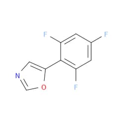 Aobchem&nbsp;5-(2 4 6-Trifluorophenyl)oxazole | ≥97% | CAS 2002792-02-9 | C9H4F3NO | 250mg