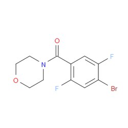 Aobchem&nbsp;(4-Bromo-2 5-difluorophenyl)(morpholino)methanone | ≥95% | CAS 1613051-41-4 | C11H10BrF2NO2 | 1g