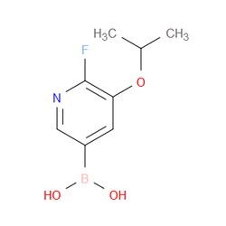 Aobchem&nbsp;2-Fluoro-3-isopropoxypyridine-5-boronic acid | ≥97% | CAS 1451390-97-8 | C8H11BFNO3 | 1g