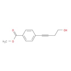 Aobchem&nbsp;Benzoic acid  4-(4-hydroxy-1-butyn-1-yl)-  methyl ester | ≥95% | CAS 123910-86-1 | C12H12O3 | 1g