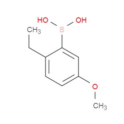 Aobchem&nbsp;2-Ethyl-5-methoxyphenylboronic acid | ≥95% | CAS 852946-98-6 | C9H13BO3 | 1g