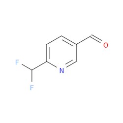 Aobchem&nbsp;6-(Difluoromethyl)nicotinaldehyde | ≥97% | CAS 946578-32-1 | C7H5F2NO | 250mg