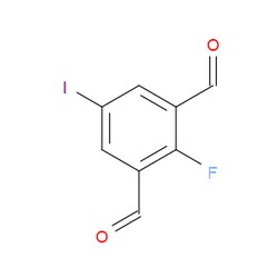 Aobchem&nbsp;2-Fluoro-5-iodoisophthalaldehyde | ≥97% | CAS 892149-31-4 | C8H4FIO2 | 250mg