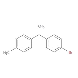 Aobchem&nbsp;1-Bromo-4-(1-(p-tolyl)ethyl)benzene | ≥95% | CAS 1414261-77-0 | C15H15Br | 5g
