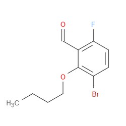 Aobchem&nbsp;3-Bromo-2-butoxy-6-fluorobenzaldehyde | ≥95% | CAS 2379322-49-1 | C11H12BrFO2 | 250mg