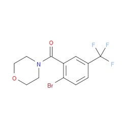 Aobchem&nbsp;(2-Bromo-5-(trifluoromethyl)phenyl)(morpholino)methanone | ≥97% | CAS 1501135-63-2 | C12H11BrF3NO2 | 1g