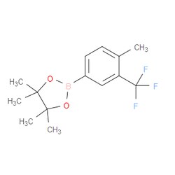 Aobchem&nbsp;4 4 5 5-Tetramethyl-2-(4-methyl-3-(trifluoromethyl)phenyl)-1 3 2-dioxaborolane | ≥95% | CAS 1693768-83-0 | C14H18BF3O2 | 1g