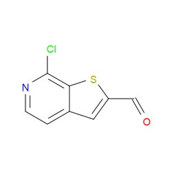 Aobchem&nbsp;7-Chlorothieno[2 3-c]pyridine-2-carbaldehyde | ≥95% | CAS 1367965-39-6 | C8H4ClNOS | 250mg