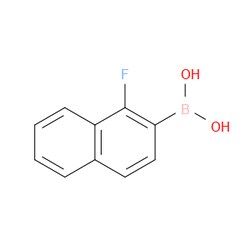 Aobchem&nbsp;1-Fluoronaphthalene-2-boronic acid | ≥97% | CAS 222547-67-3 | C10H8BFO2 | 5g