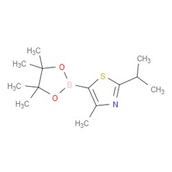 Aobchem&nbsp;2-Isopropyl-4-methylthiazole-5-boronic acid  pinacol ester | ≥95% | CAS 1218789-55-9 | C13H22BNO2S | 1g